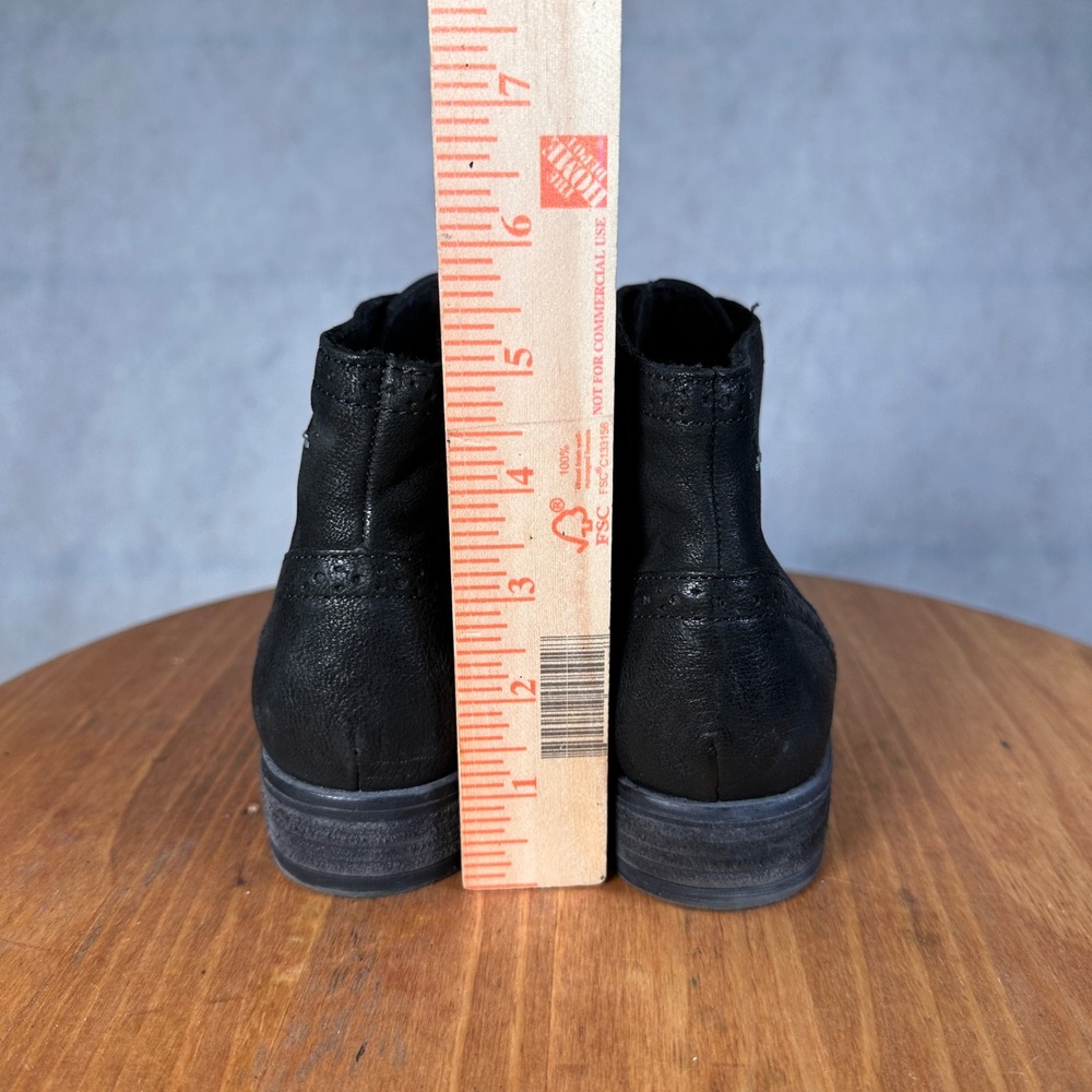 Josef Seibel Sienna 03 Boots Women 38 Black Good Wingtip Brogue Leather - Picture 6 of 12